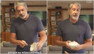 William Bonner ensina receita de brigadeiro