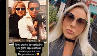 Nadya França, primeira namorada de Ronaldo, surpreende ao publicar foto antiga do casal