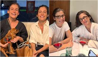Renata Vasconcellos e a irmã Lanza Mazza