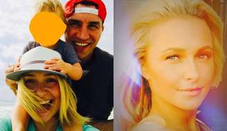 Hayden Panettiere com Kaya Evdokia Klitschko e seu ex-noivo, Wladimir Klitschko