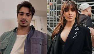 Danilo Mesquita e Anitta foram fotografados aos beijos, num bar no Centro do Rio, no domingo, 23