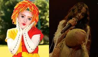 Juliano Floss publicou uma foto de Emília após a apresentação de Marina Sena no Rock in Rio