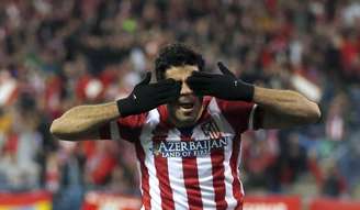 <p>Diego Costa é a principal arma do Atlético de Madrid para a partida desta terça-feira, na capital espanhola.</p>