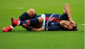 Cavani se machucou no duelo do PSG contra o Bordeaux