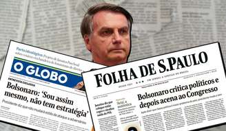 Bolsonaro não se cansa de afirmar ser perseguido por grandes companhias de comunicação do País