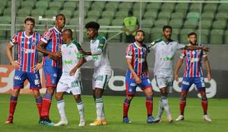 América-MG Bahia travaram um duelo sem grande brilho no Horto (Foto: Divulgação/Bahia)