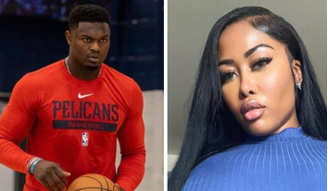 O astro do New Orleans Pelicans, Zion Williamson, e a atriz de filmes adultos Moriah Mills  