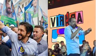 Nunes e Boulos em agenda desta quarta-feira, 9