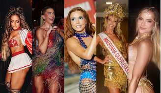 Famosas que deixaram a desejar no samba durante o carnaval.