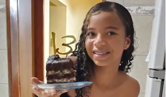 Adolescente Ingrid Vitória, de 13 anos, foi encontrada morta