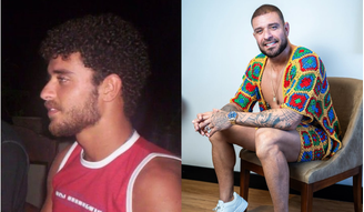 Diogo Nogueira compartilha foto em que aparece cabeludo