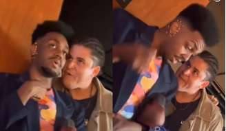 Raphael Fonseca foi abordado durante um desfile