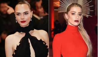 Cara e Amber trabalharam juntas no filme "London Fields: Romance Fatal"