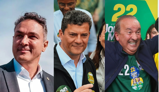 Zucco (PL) Sérgio Moro (PL) e Jorginho Mello (PL)