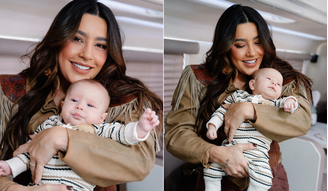 Lauana é mãe de primeira viagem