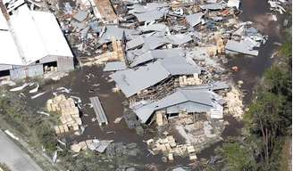 Destruição causada pela tempestade Michael em Panama City, na Flórida