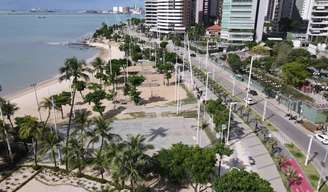 Beira-mar de Fortaleza: novos boxes de artesanato, iluminação, ciclofaixa, skatepark e mais.
