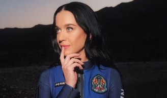 katy perry no espaço