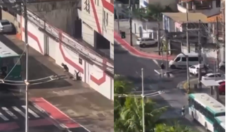 O tiroteio aconteceu no bairro de Patamares, uma área de classe média alta em Salvador
