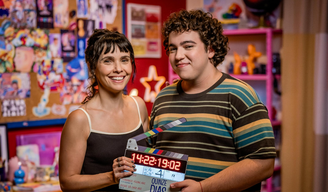 Débora Falabella interpreta a mãe do personagem Felipe, vivido por Miguel Lallo