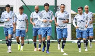 Palmeiras iniciou preparativos para enfrentar o Atlético-MG pelo Brasileirão