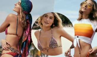 Biquíni boho, laranja e mais trends de moda praia: Sasha Meneghel inspira para o verão 2023 em fotos.