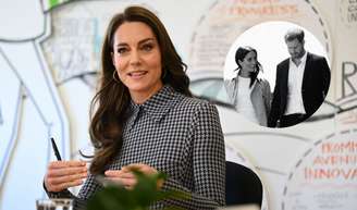 Kate Middleton fica chateada com exposição em documentário de Harry e Meghan.