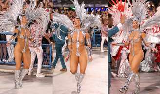 Paolla Oliveira: essas 20 fotos da atriz em fantasia com transparência na Grande Rio atualizam as definições de musa.