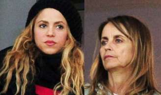 Shakira e a mãe de Gerard Piqué