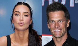 Novo casal? Kim Kardashian é vista em clima de intimidade com ex-marido de Gisele Bündchen.