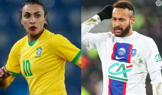 Diferença salarial entre Marta e Neymar assusta.