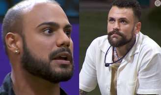 'BBB 24': Marcus e Vinicius se desentendem ao vivo.