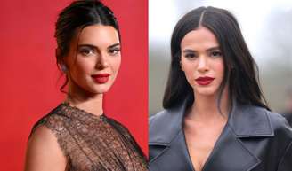 Kendall Jenner é comparada com Bruna Marquezine por causa de look no MET Gala 2024.