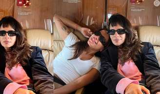 Maria Ribeiro se declara para Anitta no Instagram: 'Me apaixonei de cara'.