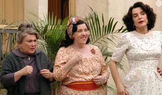 Nicette Bruno, Lady Francisco e Neusa Maria Faro na novela Alma Gêmea em 2005.