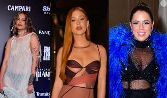 Prêmio Geração Glamour 2024: Luísa Sonza, Marina Ruy Barbosa e Tati Machado apostam em looks transparentes.