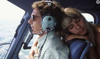 Adriane Galisteu chegou a namorar Ayrton Senna.