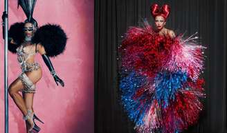 De 'zumbi punk' a 'pompom ambulante', Sabrina Sato brilha em noite de ensaio e Baile da Vogue com looks icônicos.