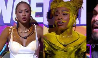 Sincerão com muito barraco! Aline e Vinícius DETONAM Thamiris em dinâmica do 'BBB 25': 'Mentirosa, falsa e sonsa'.