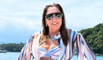 Mãe de Virginia, Margareth Serrão posta foto com look praiano após perder 20 kg e assumir namoro; web reage: 'Não quer guerra com ninguém'.