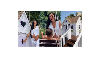 Bruna Biancardi e Neymar presenteiam as filhas, Mavie e Mel, com casinha de brinquedo luxuosa de R$ 90 mil. Veja fotos!.