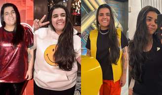 Antes e depois de Yasmin Santos: 22 fotos mostram transformação radical da cantora após perder 62 kg com bariátrica.