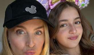 Viajando para os EUA com Angélica, Eva Huck aparece do tamanho da mãe em foto e impressiona a web: 'Grandona e linda'.