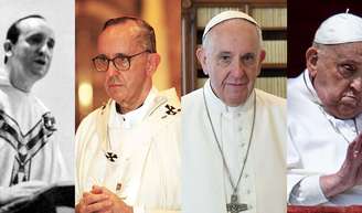 Antes e depois do Papa Francisco: veja como o pontífice mudou ao longo da vida em 50 fotos raras.
