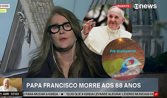 'Essa mulher não descansa?' Ilze Scamparini vira assunto nas redes ao entrar ao vivo pela 3ª vez após morte de um Papa.