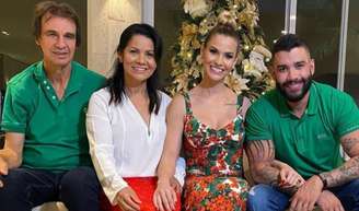 Com rumores da 3ª gravidez de Andressa Suita, Gusttavo Lima e sogro aumentam suspeitas com foto e frase. Entenda!.