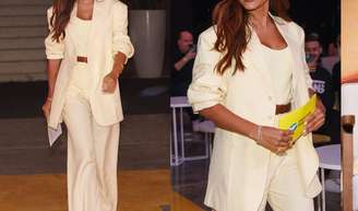 Amarelo manteiga: Anitta elege look com estilo corporativo e cor tendência para anunciar parceria com novo banco digital.