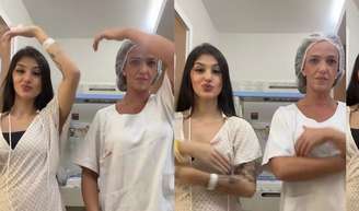 'Bora parir': Bia Miranda dança com obstreta ao som de Anitta em pleno trabalho de parto e vídeo viraliza.