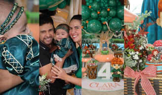 Filha de Zezé Di Camargo e Graciele Lacerda surge com fantasia de princesa da Disney em festa por 4 meses de vida. Fotos!.