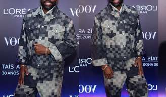 Puro luxo! Lázaro Ramos rouba a cena com look grifado em festa da esposa, Taís Araújo. Veja preço e fotos!.